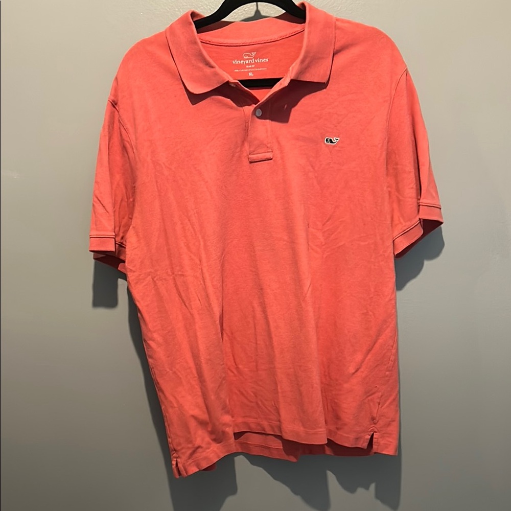 Vineyard Vines Pink Polo Shirt Classic Style